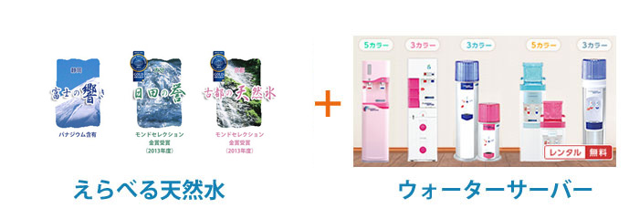 えらべる４つの天然水